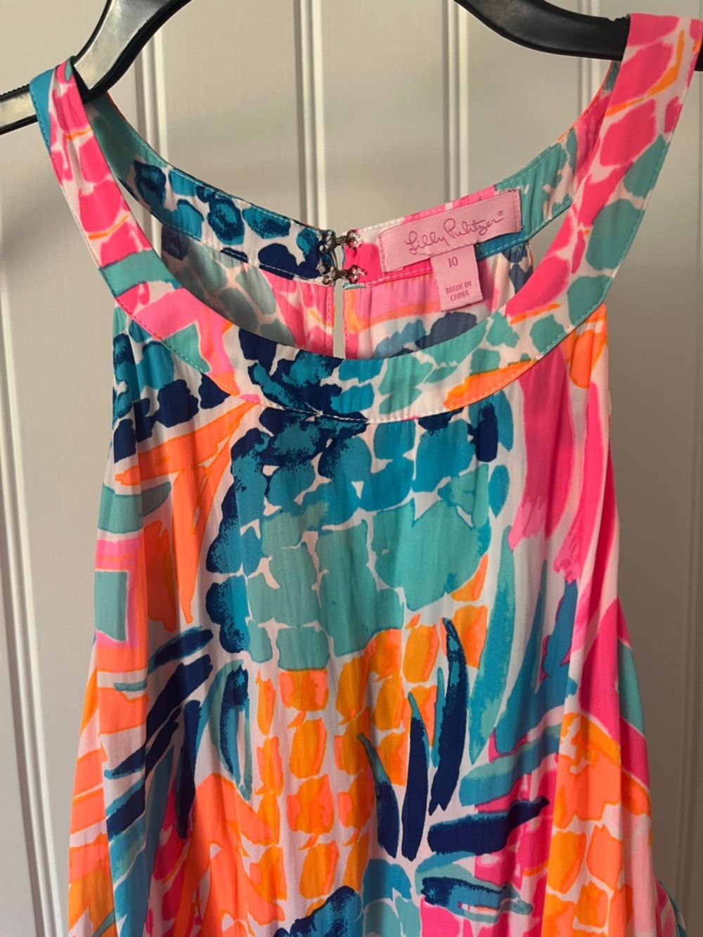 Lilly Pulitzer Edona Romper Tropical Print Halter Resort Vacation Size 10 - Picture 2 of 10